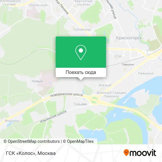 Карта ГСК «Колос»