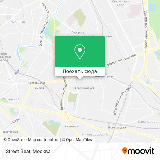 Карта Street Beat