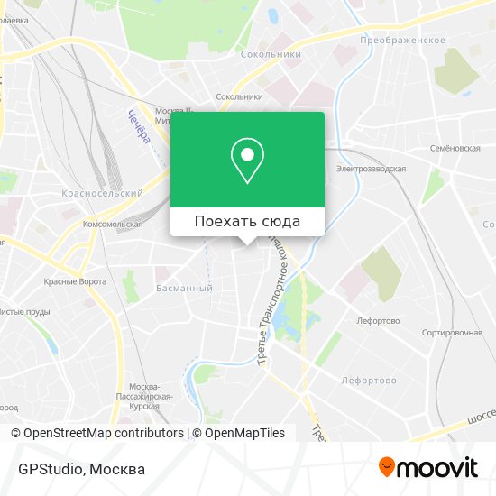 Карта GPStudio