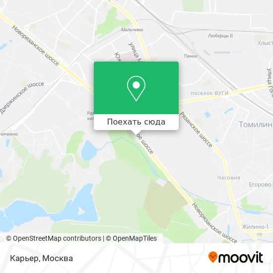 Карта Карьер