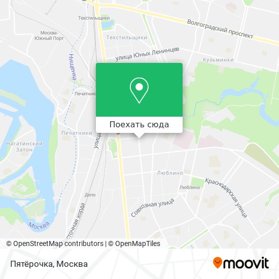 Карта Пятёрочка