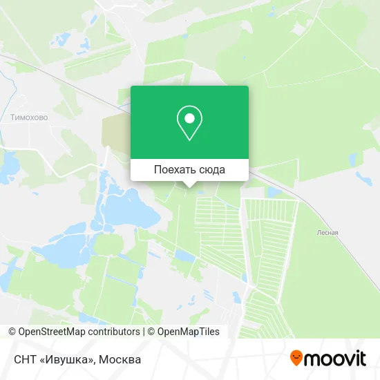 Карта СНТ «Ивушка»