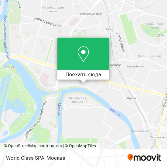 Карта World Class SPA