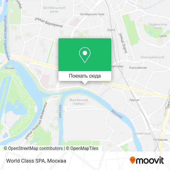 Карта World Class SPA