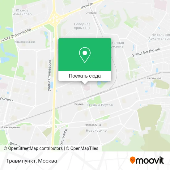 Карта Травмпункт
