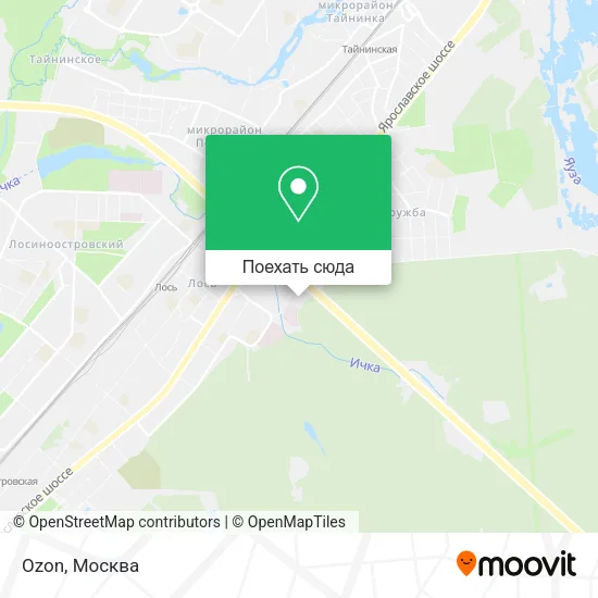 Карта Ozon