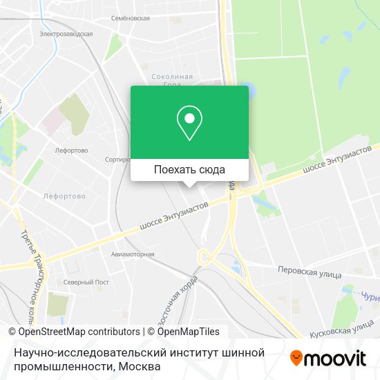 Карта Научно-исследовательский институт шинной промышленности
