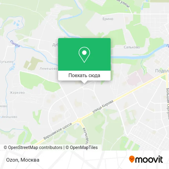 Карта Ozon