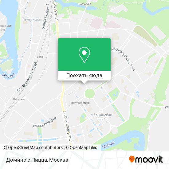 Карта Домино’c Пицца