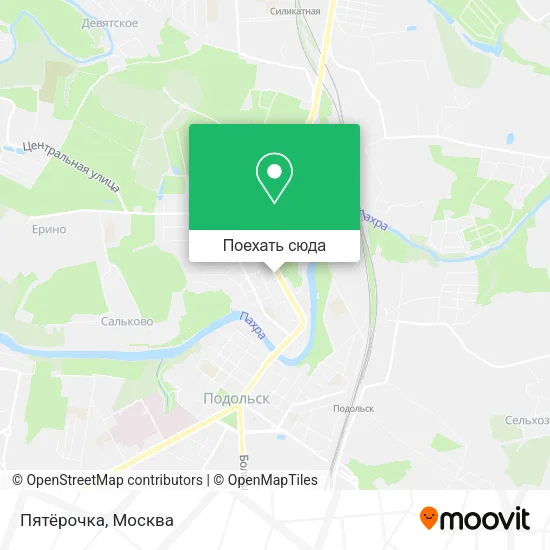 Карта Пятёрочка