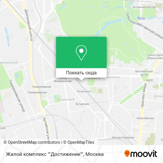 Карта Жилой комплекс ""Достижение""