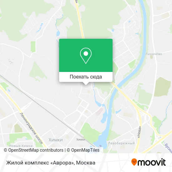 Карта Жилой комплекс «Аврора»