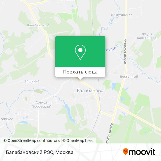 Карта Балабановский РЭС