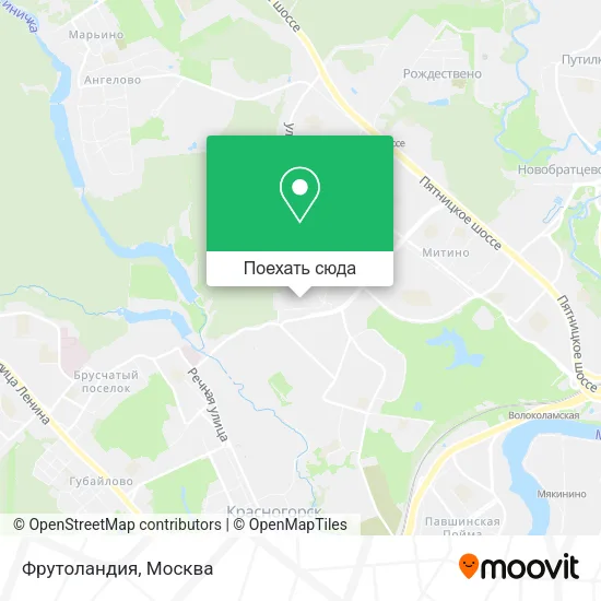 Карта Фрутоландия