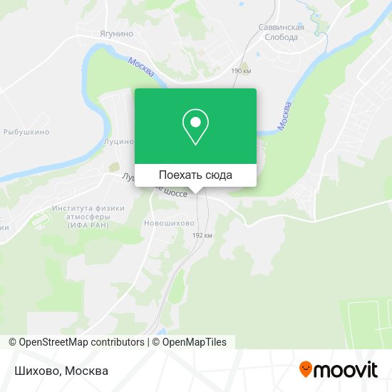 Карта Шихово
