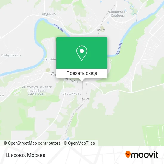 Карта Шихово