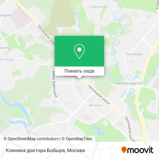 Карта Клиника доктора Бобыря