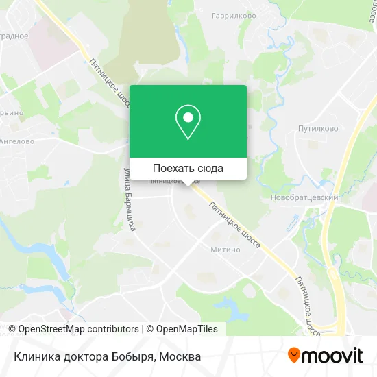 Карта Клиника доктора Бобыря