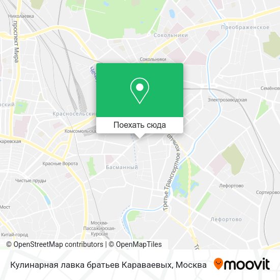 Карта Кулинарная лавка братьев Караваевых