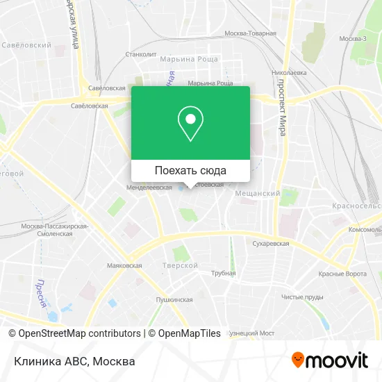 Карта Клиника ABC