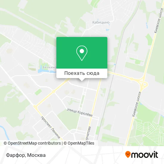 Карта Фарфор