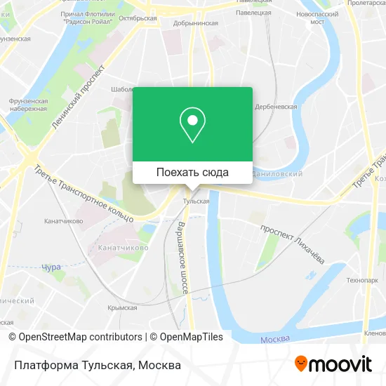 Карта Платформа Тульская