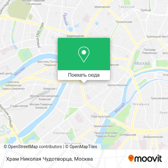 Карта Храм Николая Чудотворца