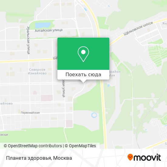 Карта Планета здоровья