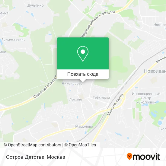 Карта Остров Детства