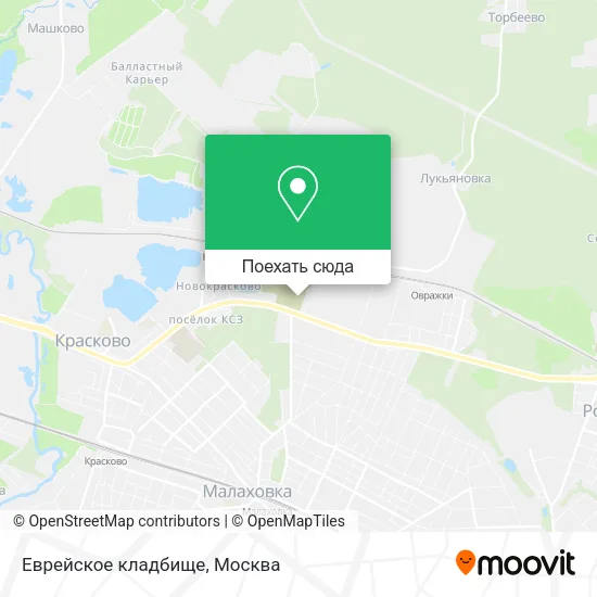 Карта Еврейское кладбище