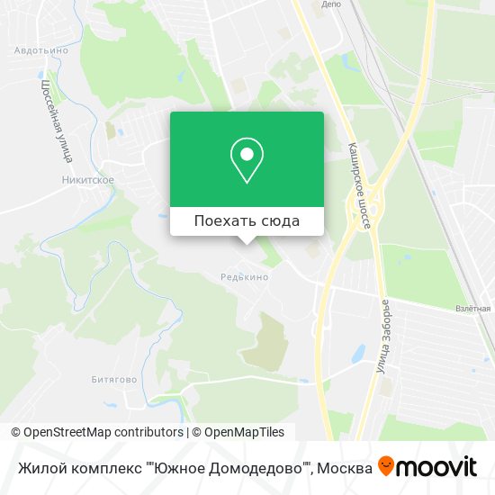 Карта Жилой комплекс ""Южное Домодедово""