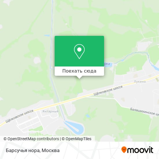 Карта Барсучья нора