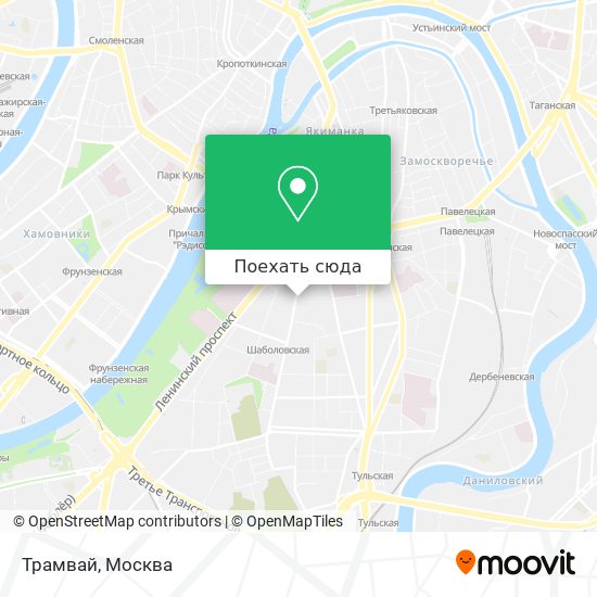 Карта Трамвай