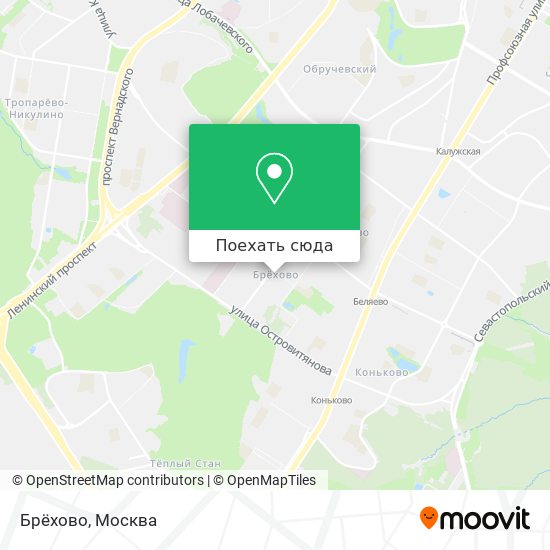 Карта Брёхово