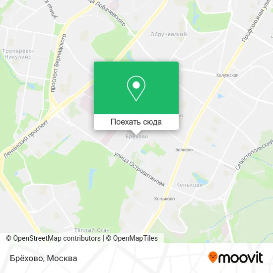 Карта Брёхово