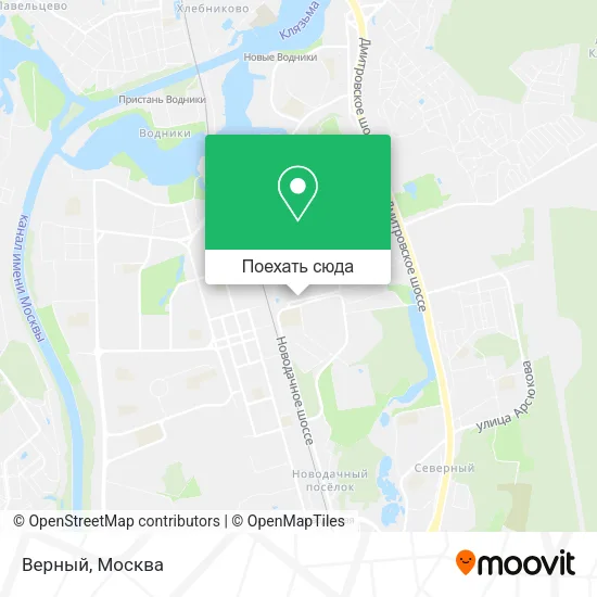 Карта Верный