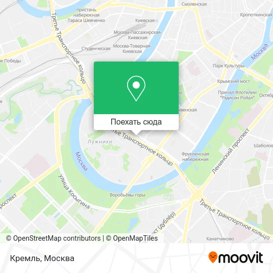 Карта Кремль
