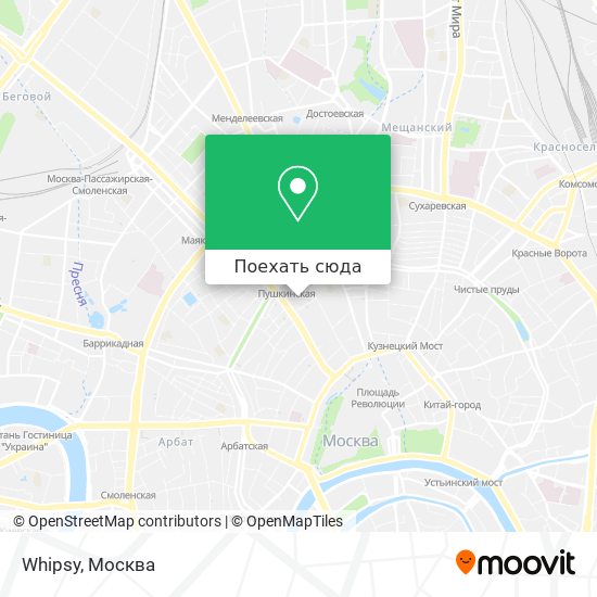 Карта Whipsy