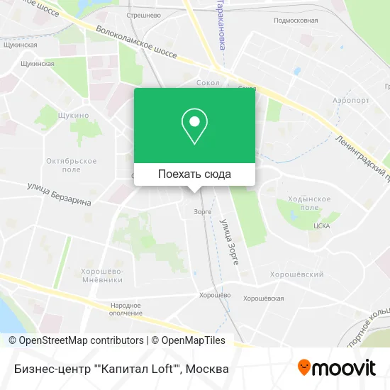 Карта Бизнес-центр ""Капитал Loft""