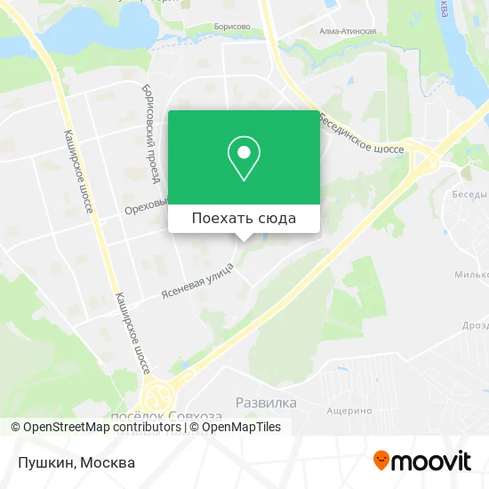 Карта Пушкин