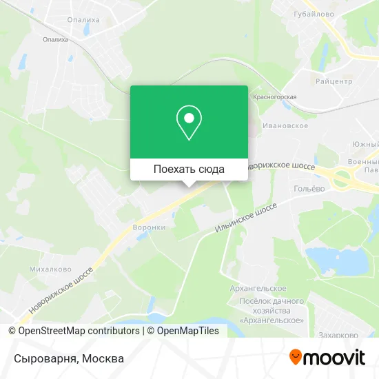 Карта Сыроварня