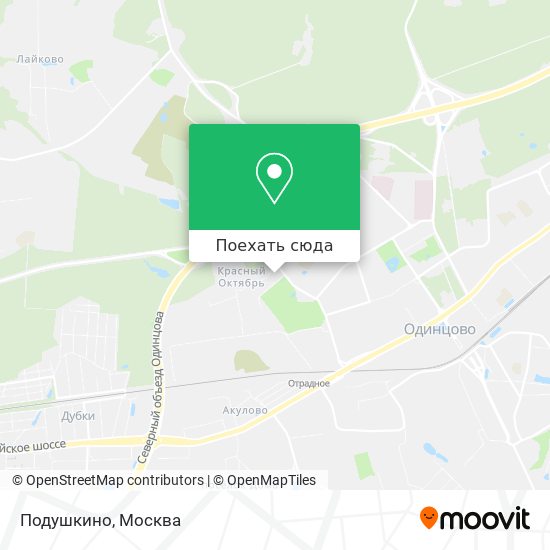 Карта Подушкино