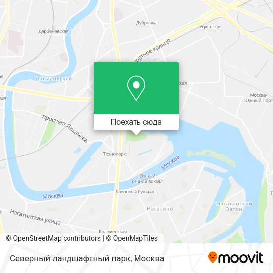 Карта Северный ландшафтный парк