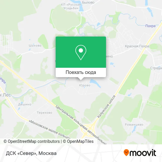 Карта ДСК «Север»
