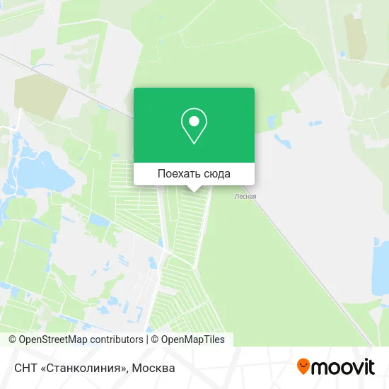Карта СНТ «Станколиния»