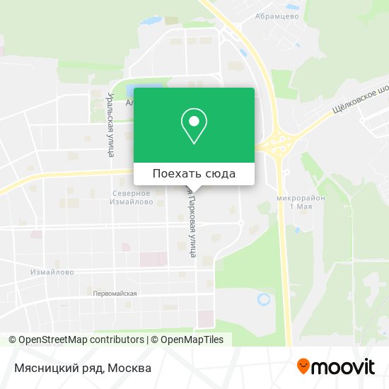 Карта Мясницкий ряд