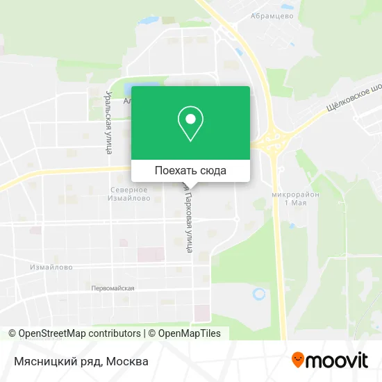 Карта Мясницкий ряд