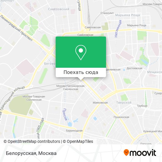 Карта Белорусская