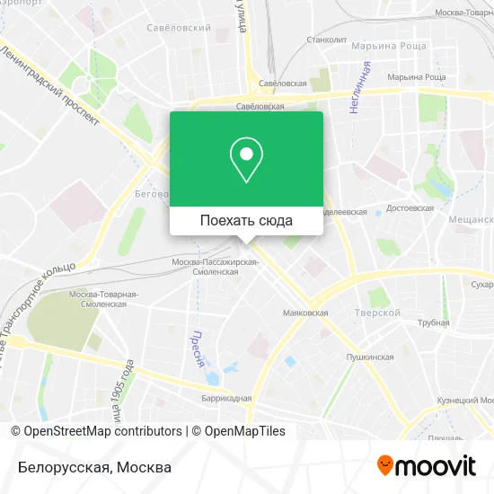 Карта Белорусская