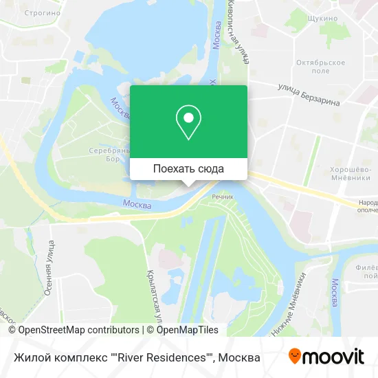 Карта Жилой комплекс ""River Residences""
